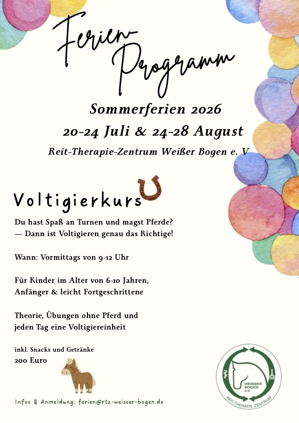 RTZ Sommerferien 2026 Volti